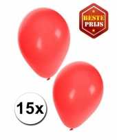 15 rode decoratie ballonnen trend