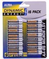 16x dynamic energy aa batterijen trend