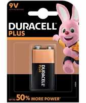 1x duracell v9 plus batterij alkaline lr61 9 v trend