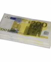 200 euro biljet servetten 10 stuks trend