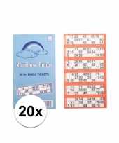 20x bingokaarten 1 90 trend