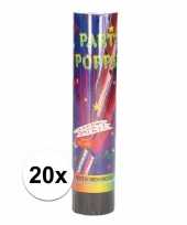 20x party poppers confetti 20 cm trend