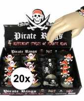 20x piraten armbandjes voor kinderen trend