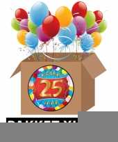 25 jarige feestversiering pakket xl trend