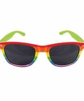 2x regenboog feest brillen voor volwassenen trend