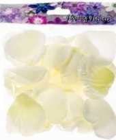 36x witte strooi rozenblaadjes decoratie trend