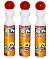 3x rode bingo stiften markers 43 ml trend