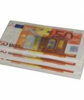 50 euro biljet servetten 10 stuks trend