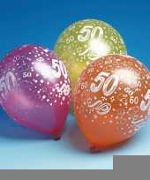 50 jaar feest ballonnen 5 stuks trend
