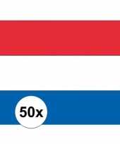 50x vlag nederland stickers trend