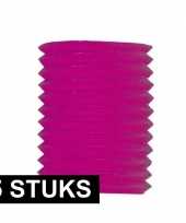 5x roze treklampion 16 cm diameter trend