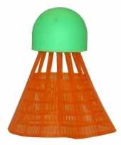 6x badminton shuttles oranje trend