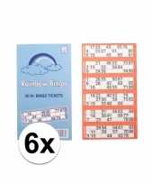 6x bingokaarten 1 90 trend