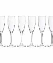 6x champagneglazen flutes 190 ml trend