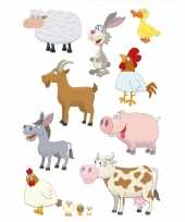 81x boerderij dieren stickers trend