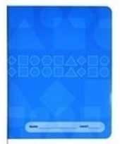 8x blauw basisschool oefenschrift a5 trend