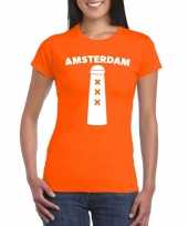 Amsterdammertje shirt oranje dames trend