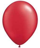 Ballonnen qualatex ruby rood trend