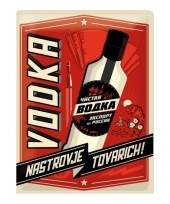 Bar versiering muurplaat vodka trend