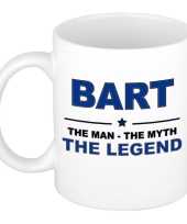 Bart the man the myth the legend collega kado mokken bekers 300 ml trend