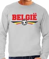 Belgie landen voetbal sweater grijs heren trend