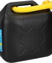 Benzine jerrycan 10 liter in het zwart trend
