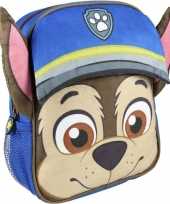 Blauwe paw patrol rugtas rugzak chase 23 x 28 cm voor jongens trend