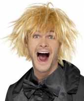 Blonde jaren 90 pruik voor heren trend