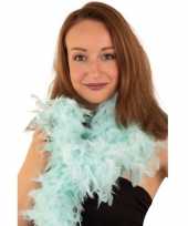 Boa pastel blauw 180 cm trend