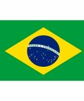 Brasil vlaggetje 60 x 90 cm trend