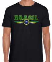 Brazilie brasil landen t-shirt zwart heren trend