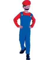 Complete loodgieter mario outfit voor kinderen trend
