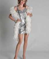 Dames jurkjes zilver trend