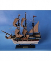 Decoratie miniatuur zeilschip mayflower trend