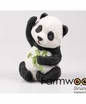 Decoratiebeeld baby panda 22 cm trend
