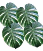 Decoratieve palm bladeren 4 stuks trend