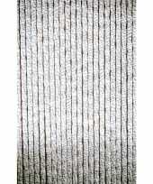 Deurgordijn wit grijs 22 strengen 90x220 cm trend
