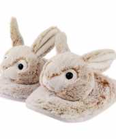 Dieren konijn haas instap sloffen pantoffels voor kinderen trend