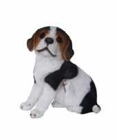Dierenbeeldje beagle hond pup type 2 20 cm trend
