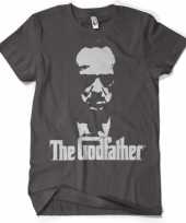 Donkergrijs the godfather t-shirt trend