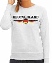 Duitsland deutschland landen sweater grijs dames trend