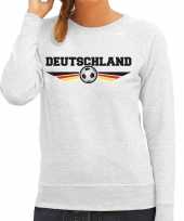 Duitsland deutschland landen voetbal sweater grijs dames trend