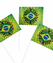 Fan zwaaivlaggetjes brazilie trend