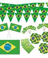 Feestartikelen brazilie thema versiering xl pakket trend