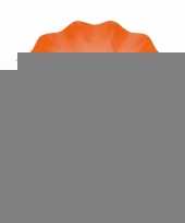 Feestartikelen diepe borden oranje 21 cm trend