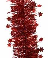 Feestslinger met sterren rood 10 x 270 cm trend