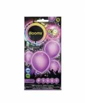Feestverlichting paarse led ballonnen trend