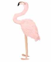Flamingo knuffeldier 80 cm trend