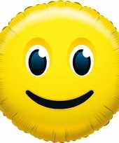Folie ballon glimlach smiley 45 cm trend