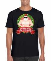 Foute kerstkleding t-shirt i m too sexy for this shirt voor heren trend 10125371